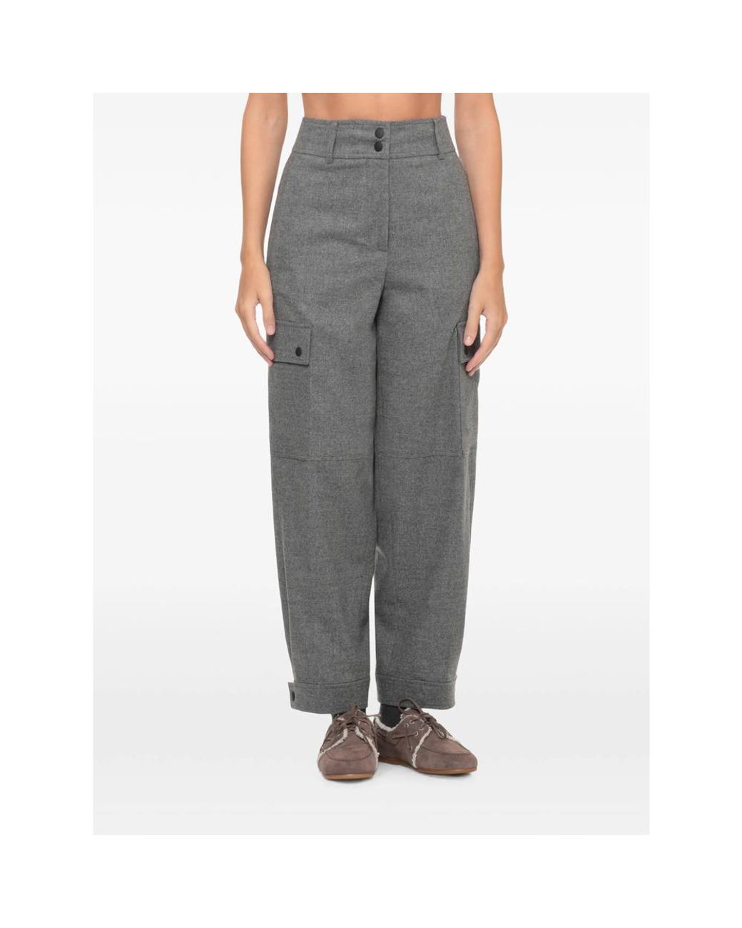 Peserico Gray Trousers