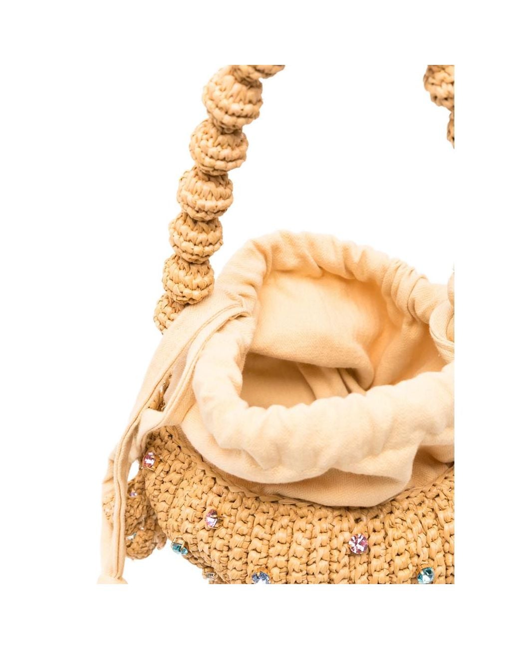 L'ALINGI Metallic Crystal-Embellished Tote Bag