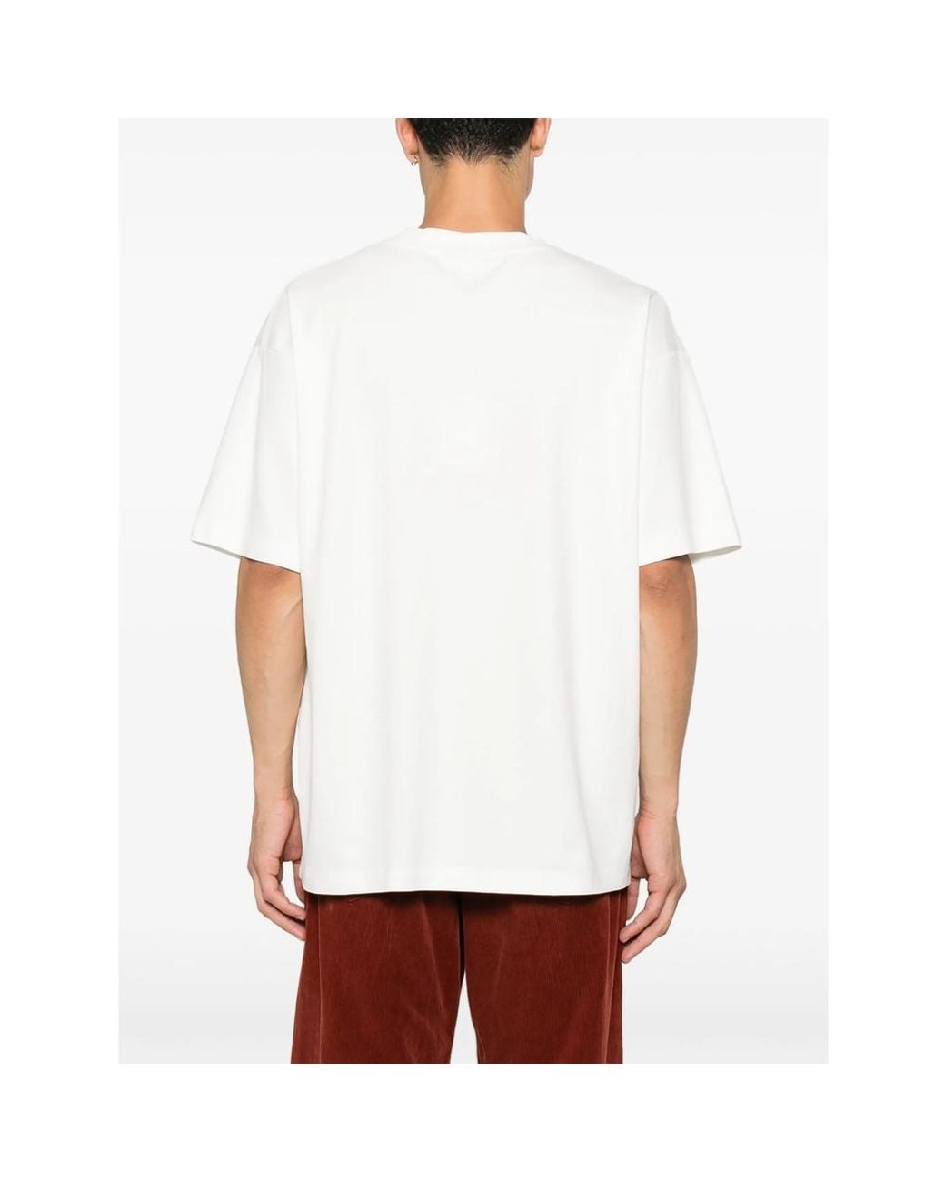 Drole de Monsieur White Casino Scene Printed T-Shirt for men
