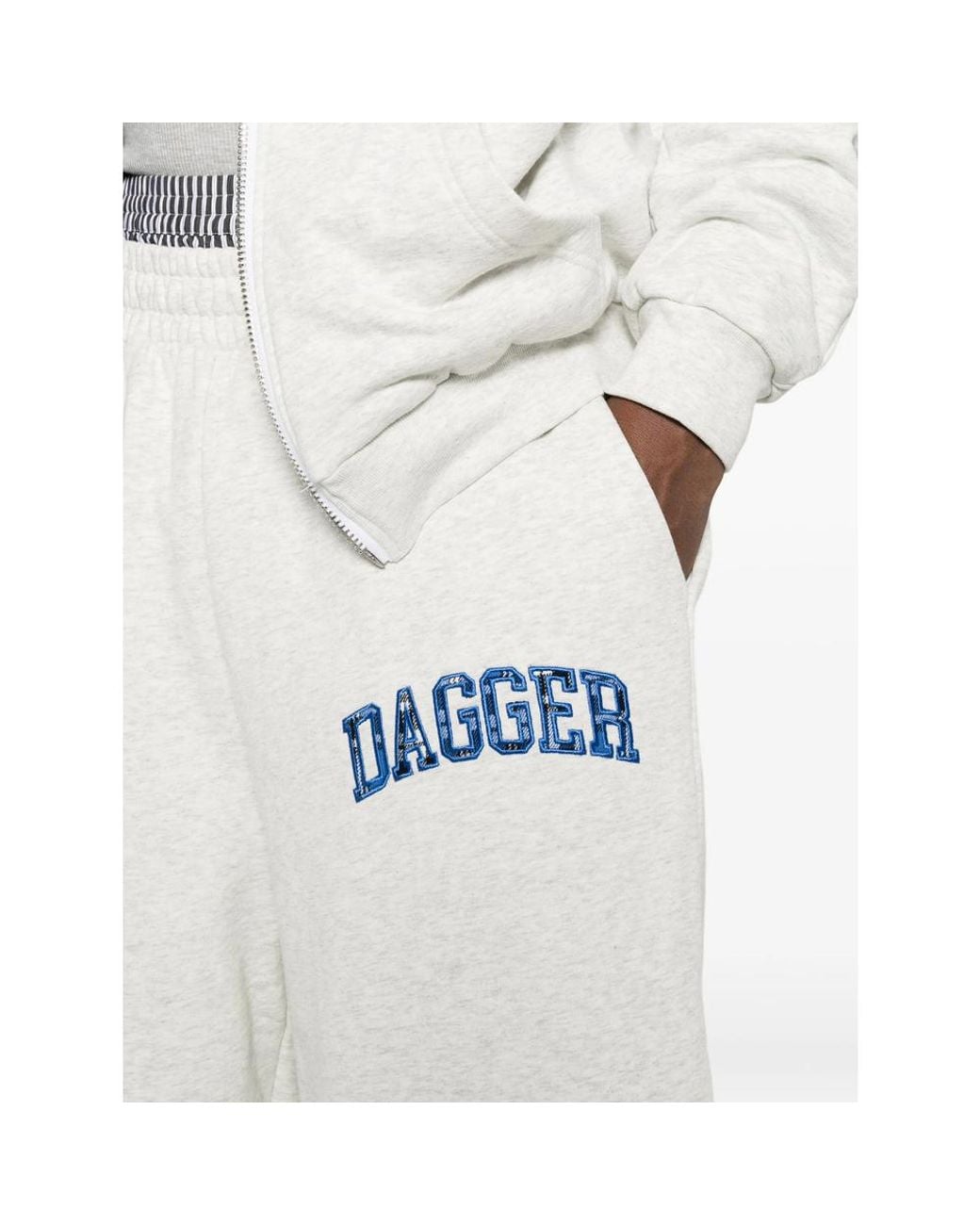 DAGGER White Logo-Print Track Pants for men