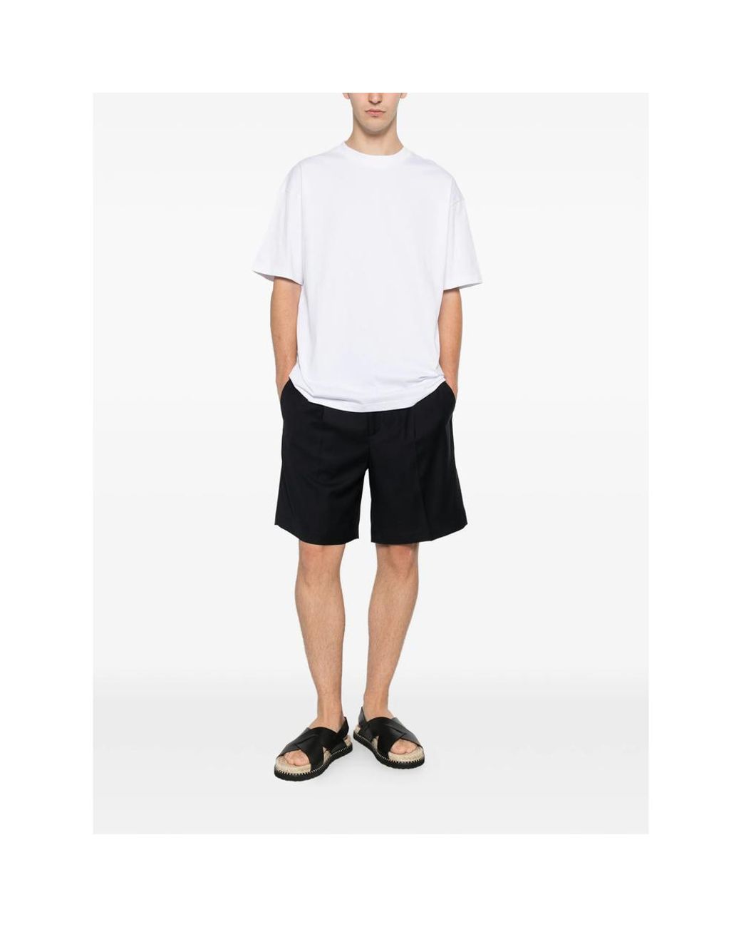 Briglia 1949 Black Drawstring-Fastening Shorts for men