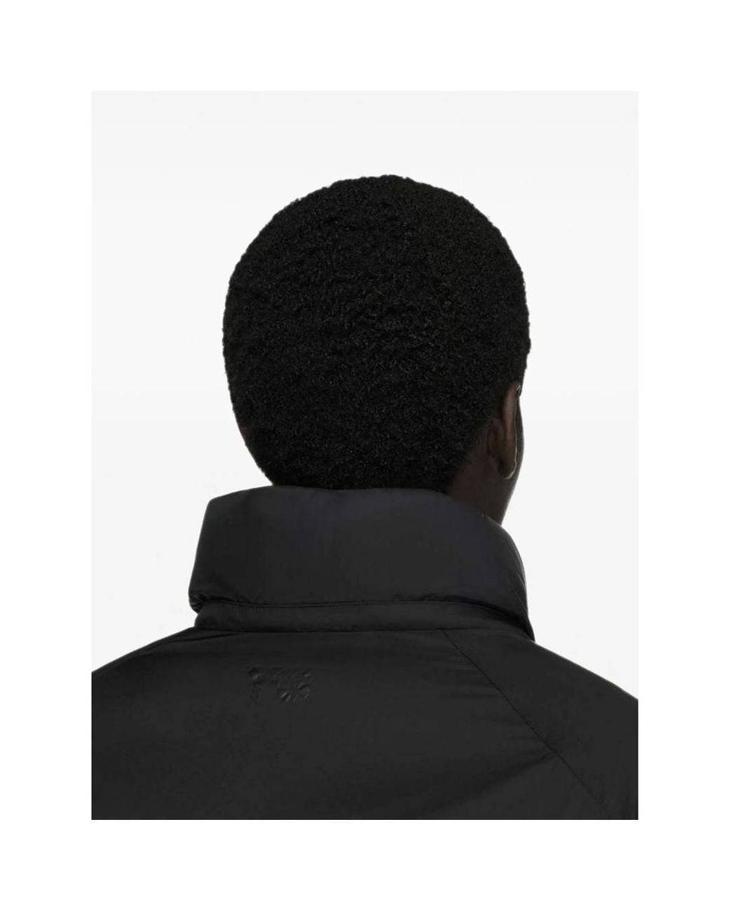 Y-3 Black Hooded Padded Jacket for men