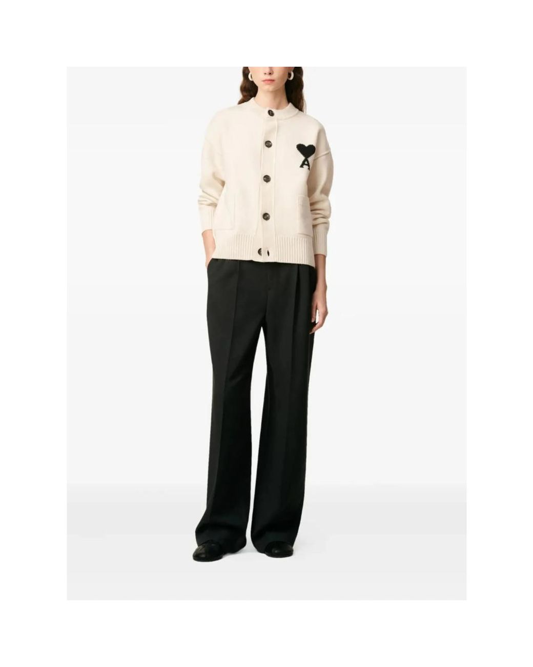 AMI Natural Neutrals Sweaters & Knitwear for men