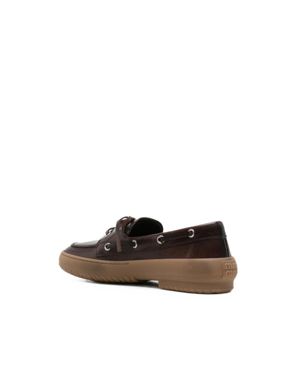 Miu Miu Brown Loafers