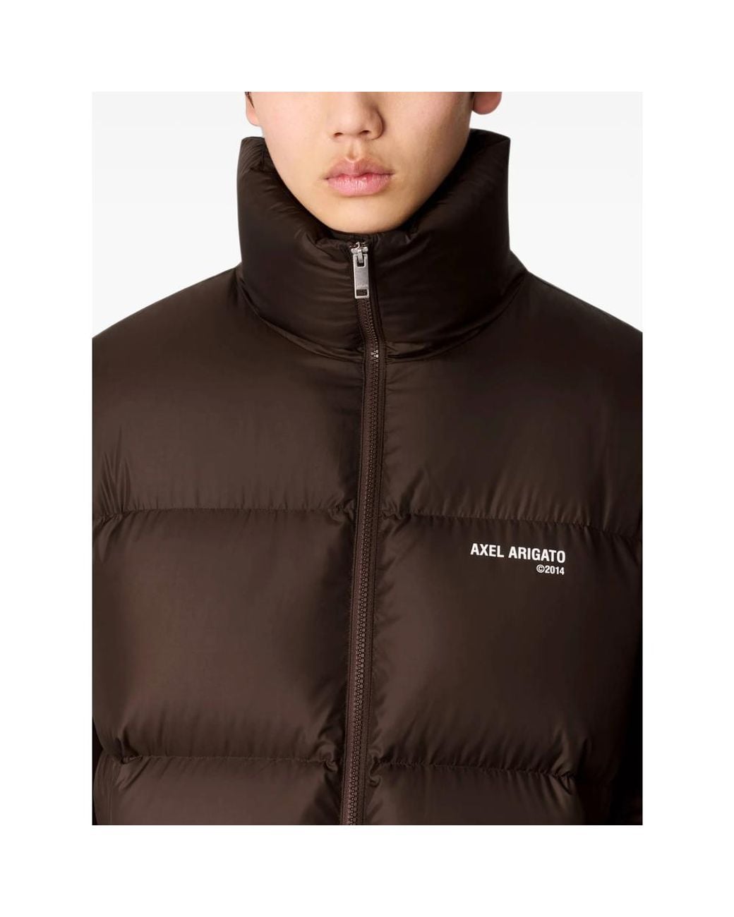Axel Arigato Brown Observer Puffer Jacket for men
