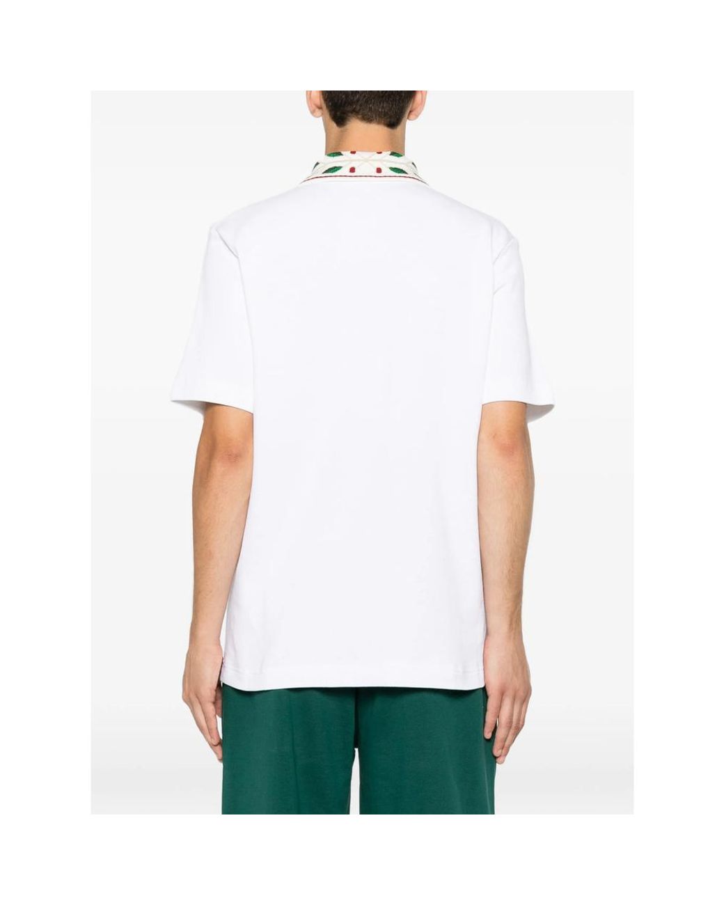Casablanca White Sweater Organic Cotton for men