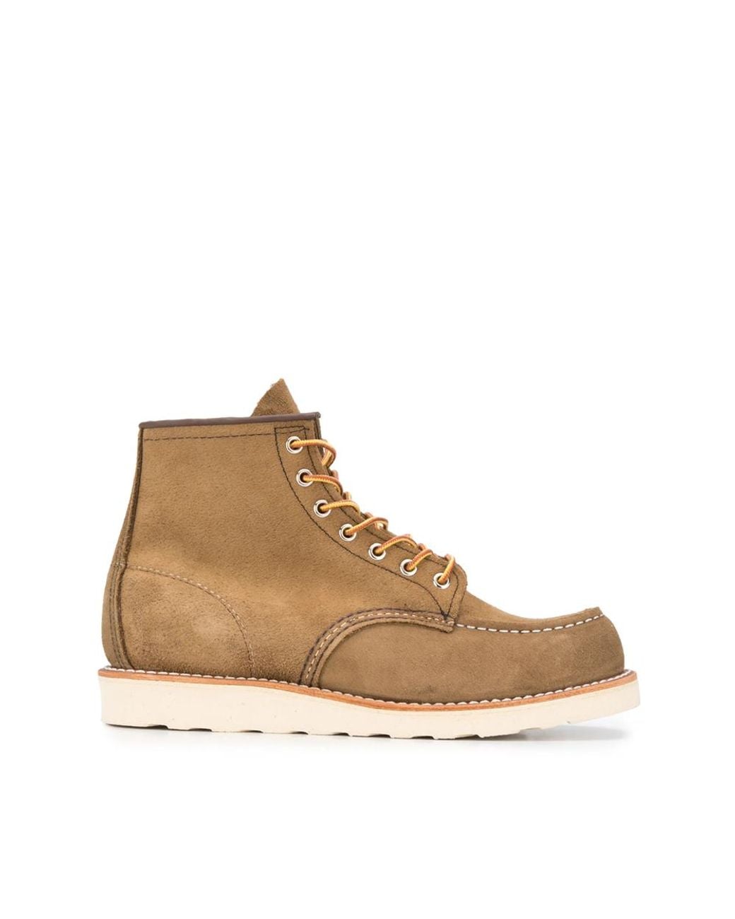 Red Wing Brown Classic Moc Lace-Up Boots for men