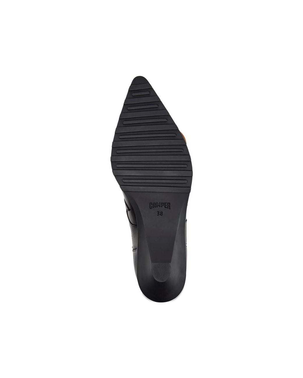 Camper Black Anita Panelled Leather Ankle Boots