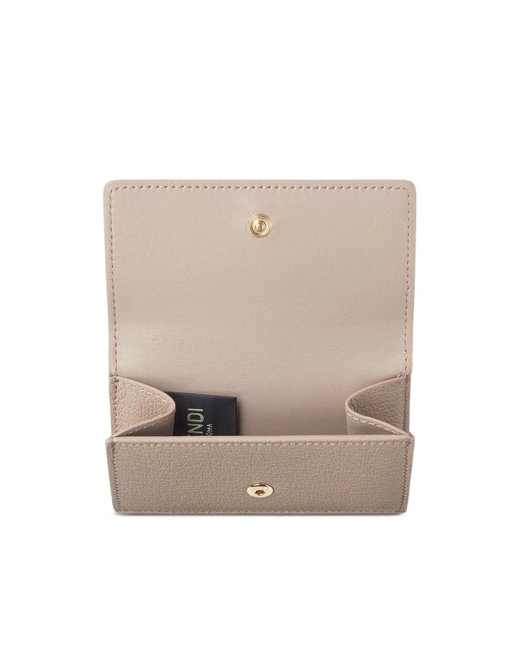 Fendi Gray Neutrals Wallets & Purses