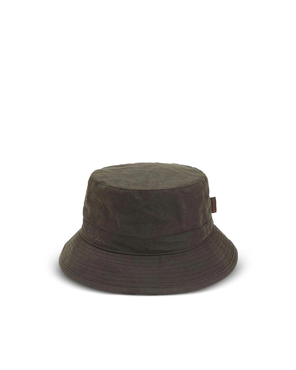 Barbour Brown Wax Sports Hat for men