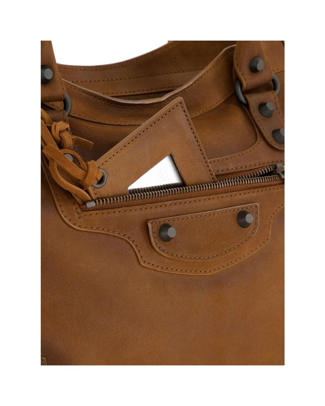 Balenciaga Brown Medium Le City Tote Bag