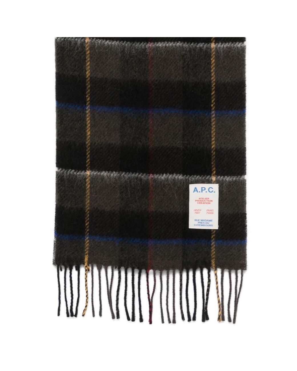 A.P.C. Black Winter Scarves