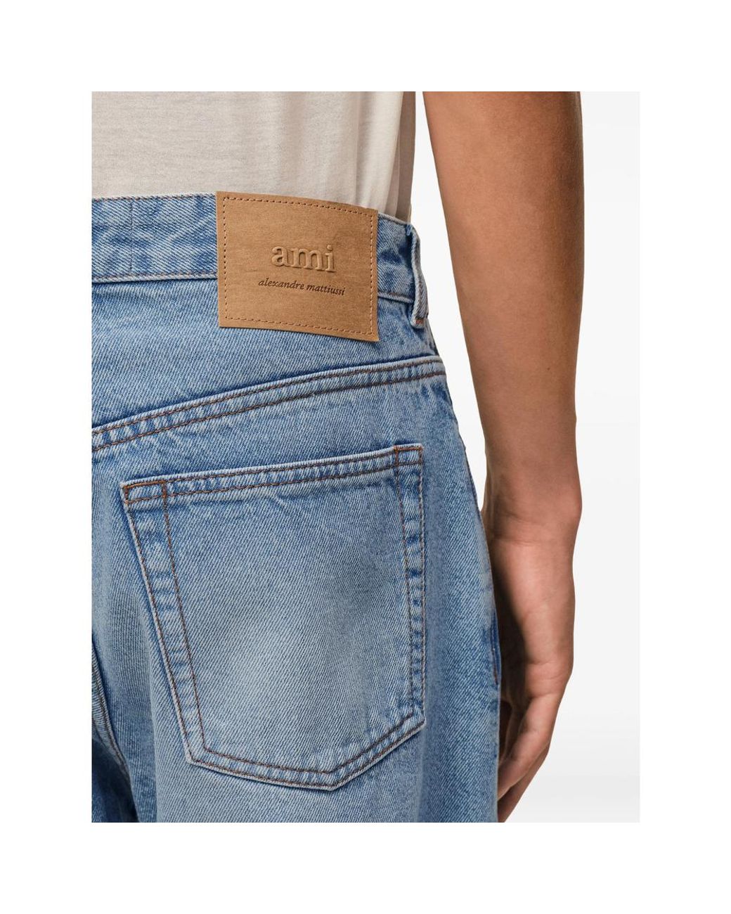 AMI Blue Shorts for men