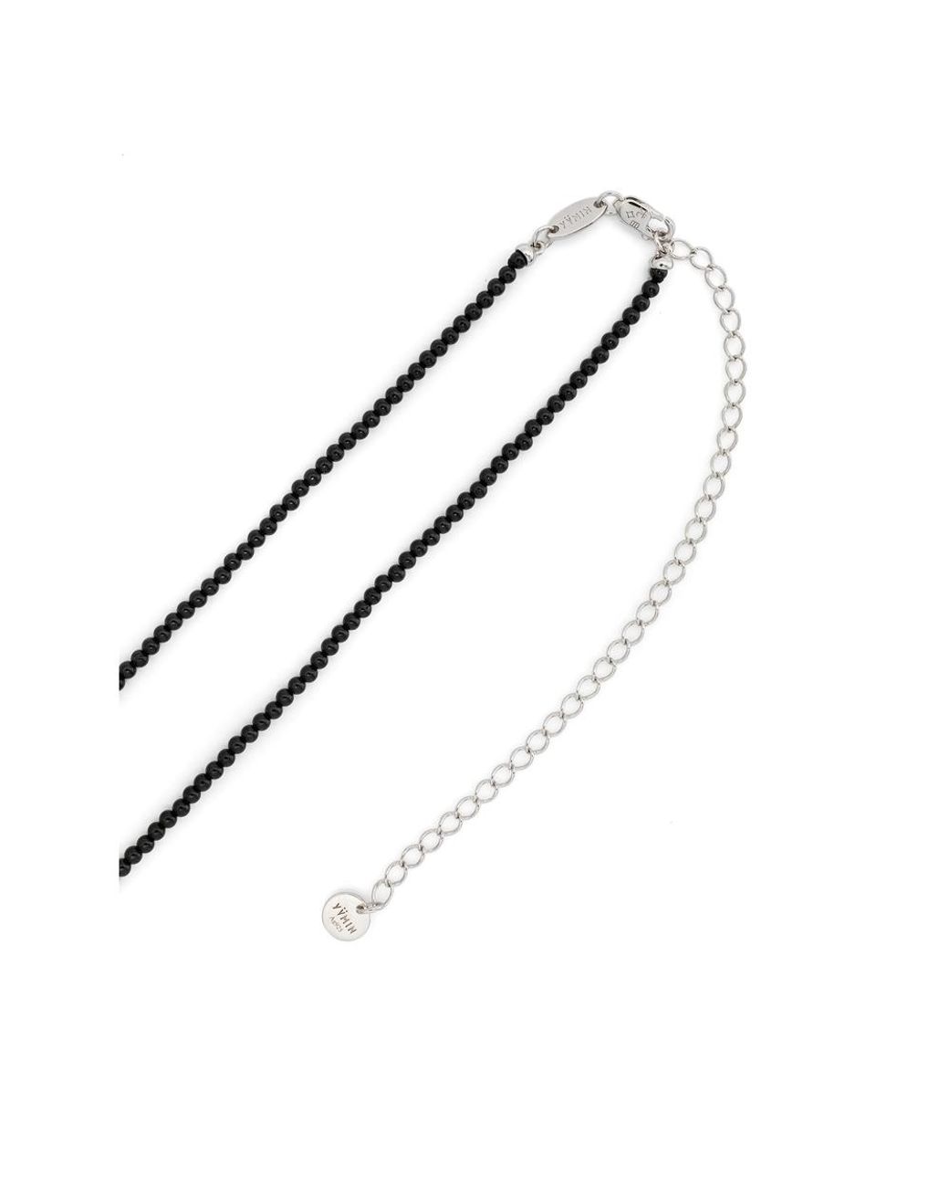 YVMIN Black Teddy Bear-Motif Necklace