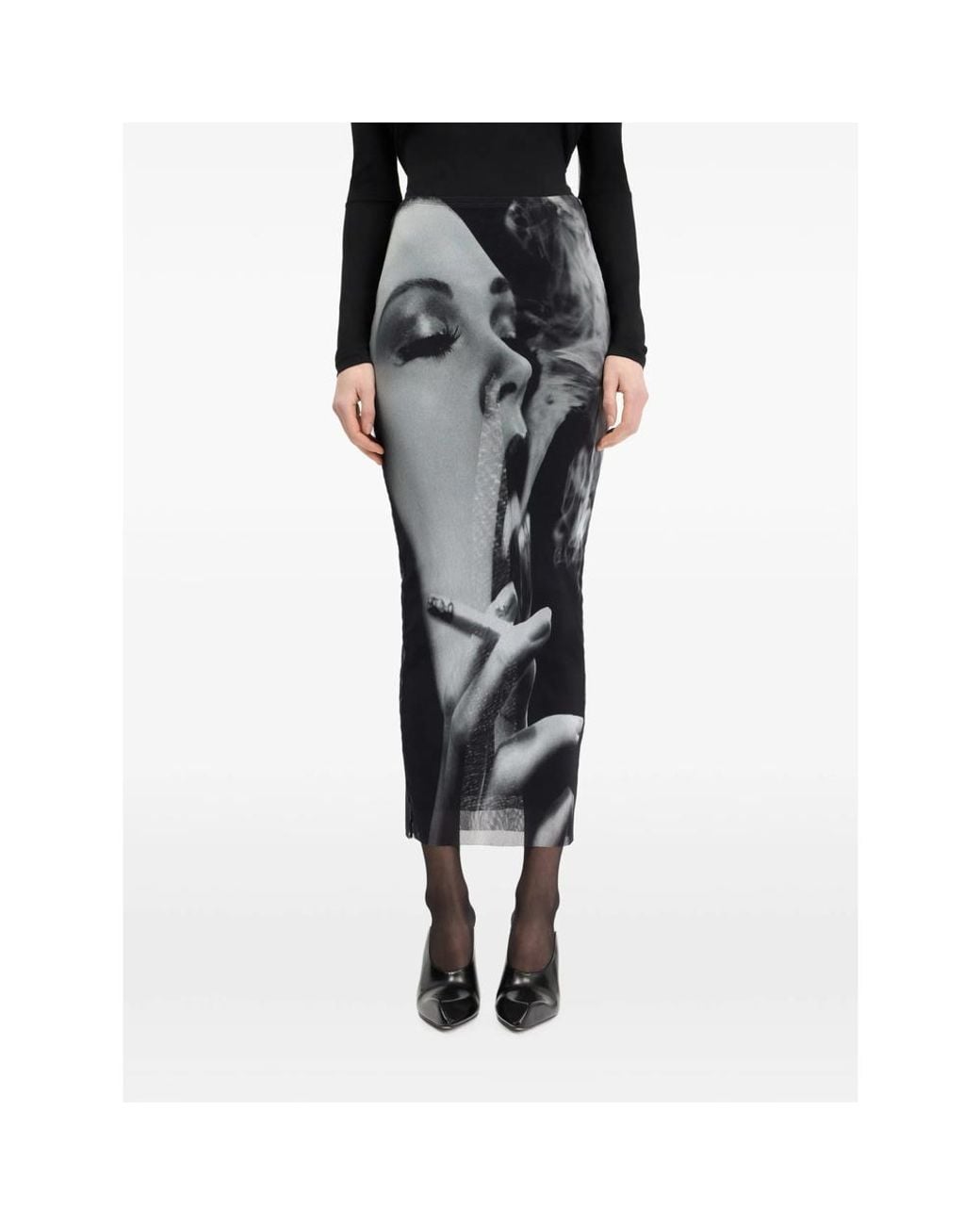 Jean Paul Gaultier Gray Skirts