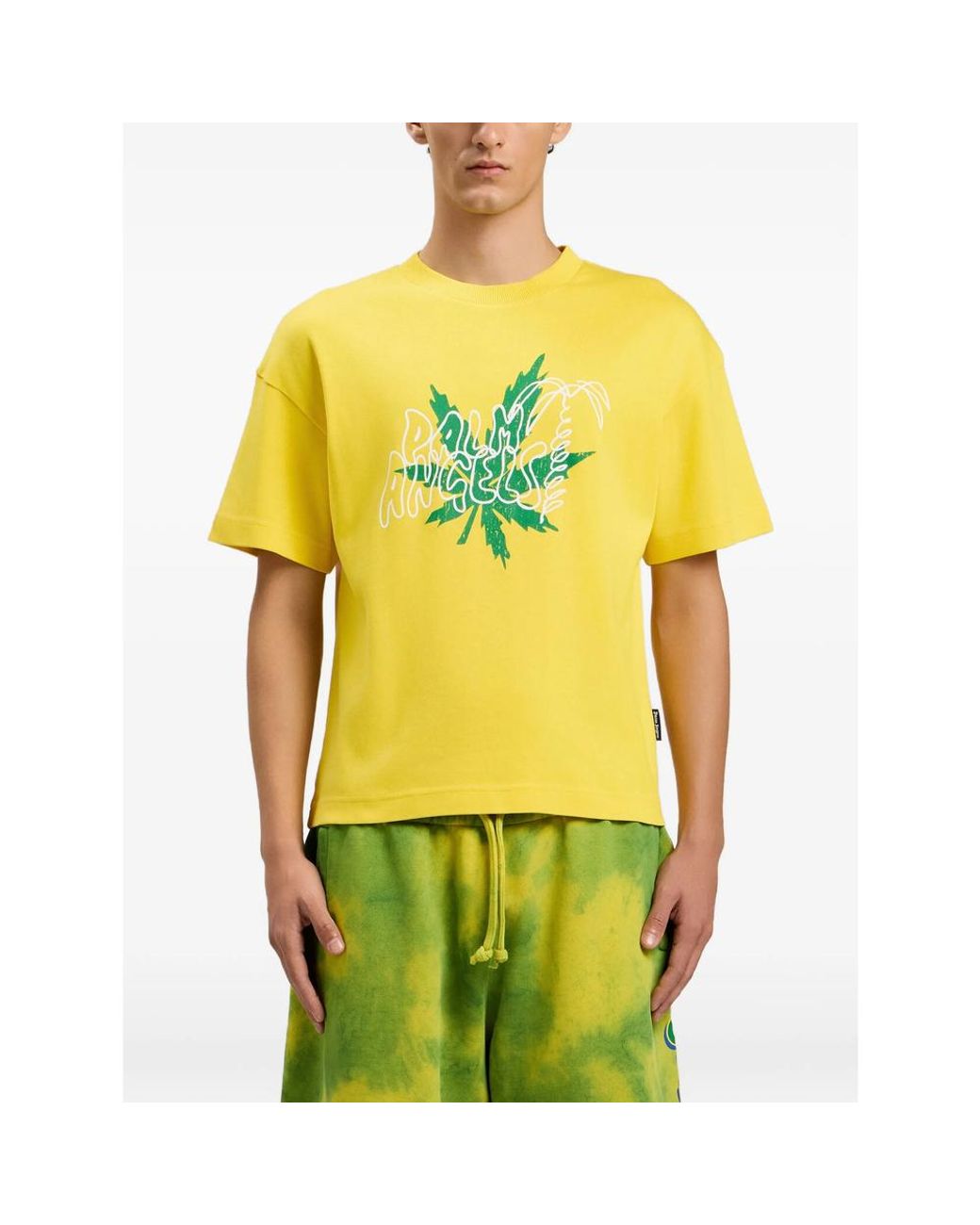 Palm Angels Yellow T-Shirts & Vests for men
