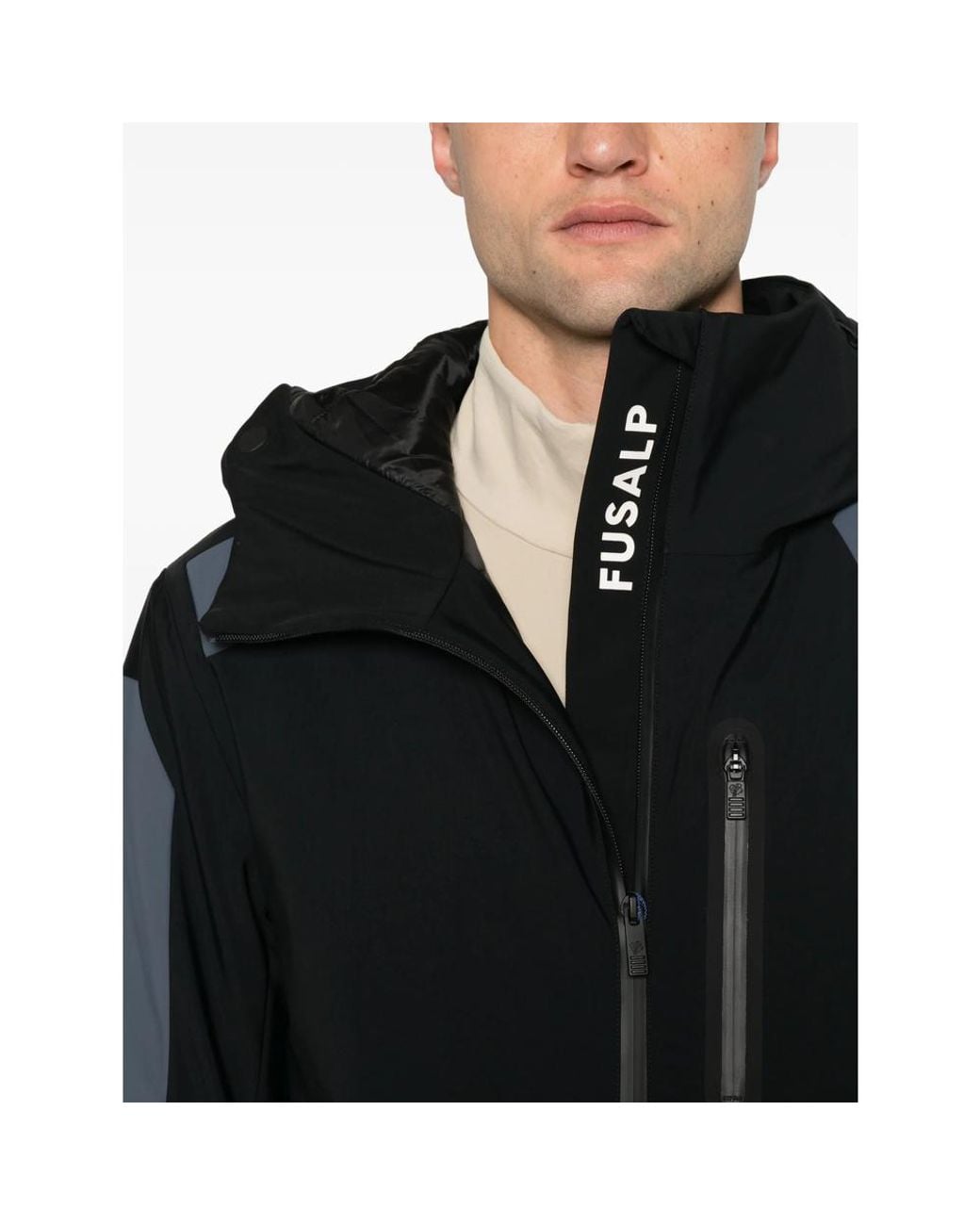 Fusalp Black Veste De Ski Lirsan À Capuche for men