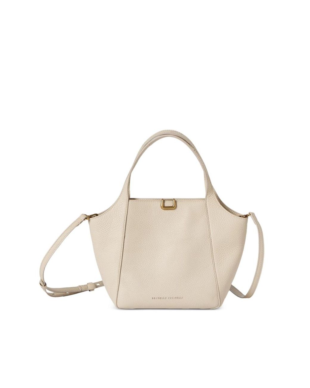 Brunello Cucinelli Natural Neutrals Bucket Bags