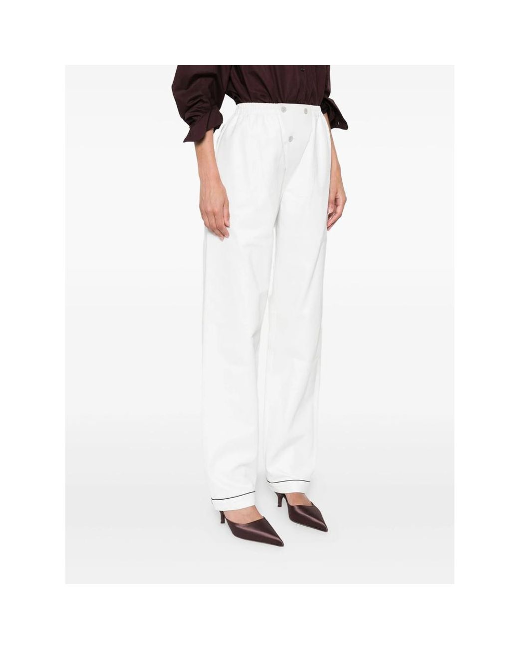 Prada White Trousers