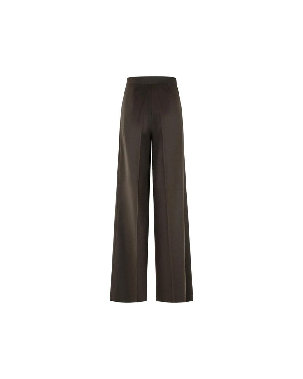 Max Mara Brown Tailored Pleated Pant