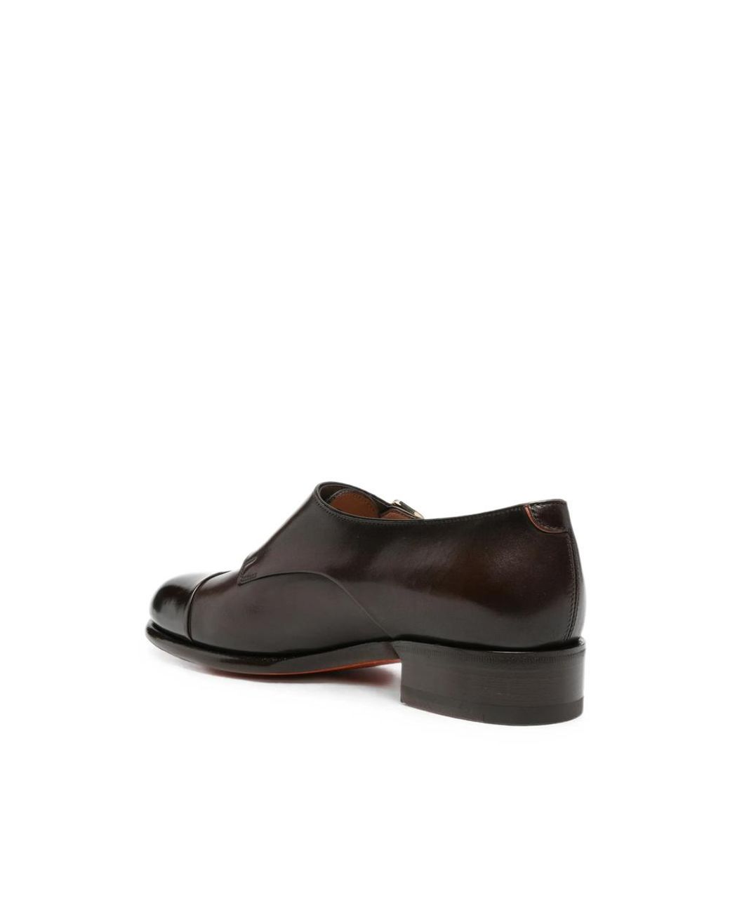 Santoni Black Derby & Oxford Shoes