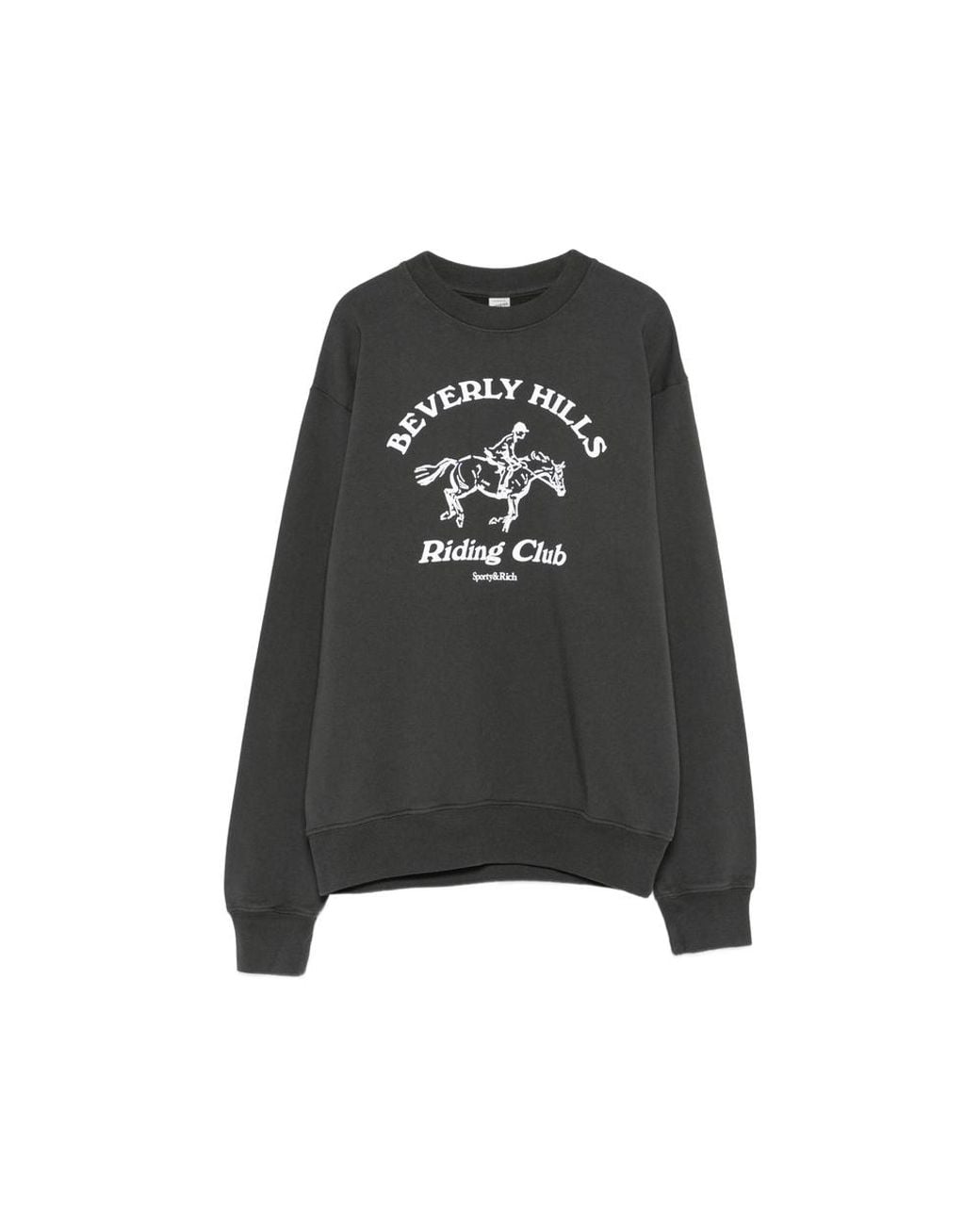 Sporty & Rich Black Crewneck Sweater
