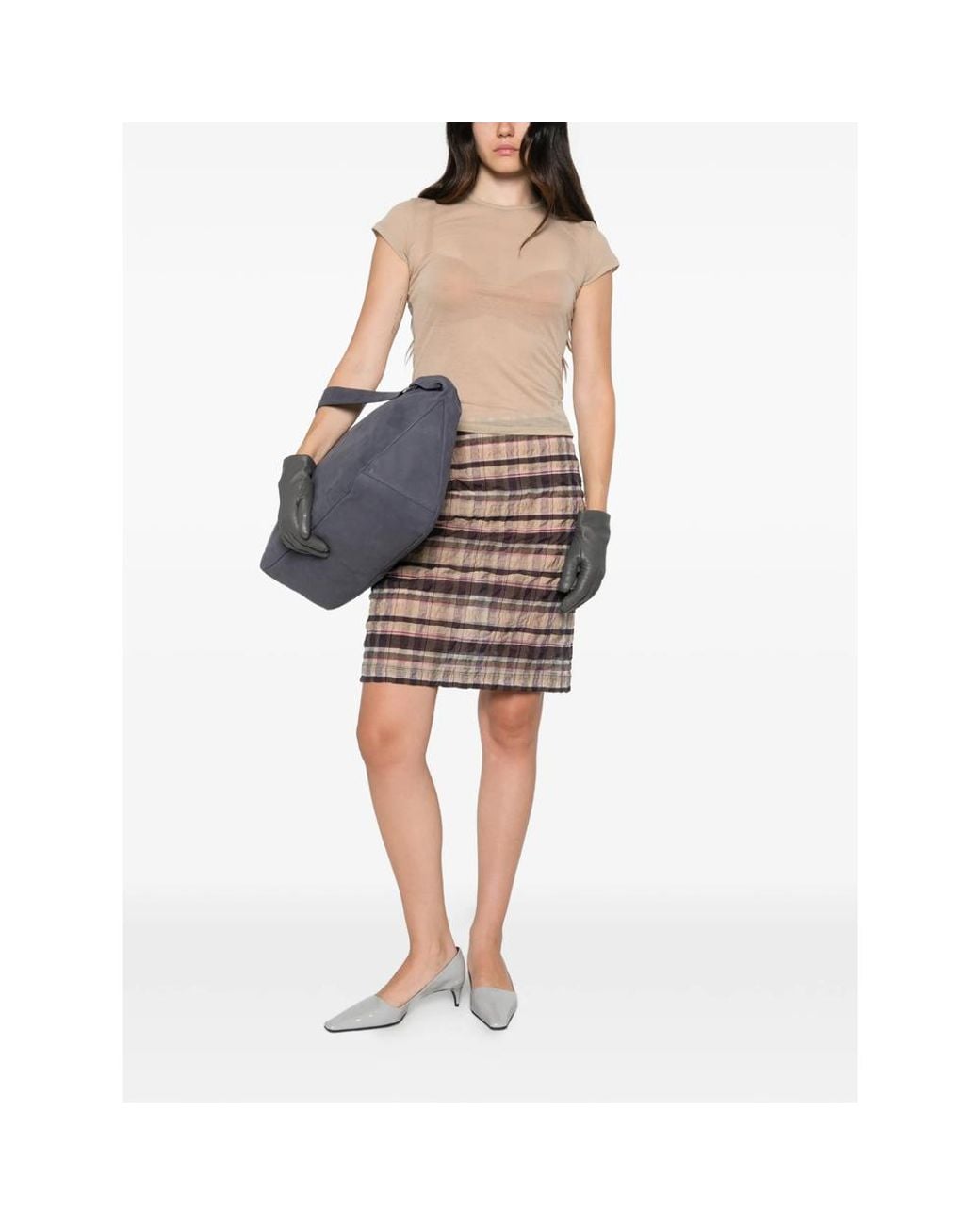 Paloma Wool Black Oma Semi-Sheer Cap-Sleeve T-Shirt