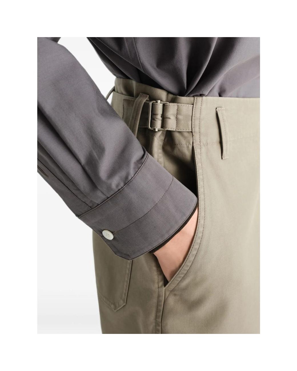 Lemaire Natural Tapered Pants for men