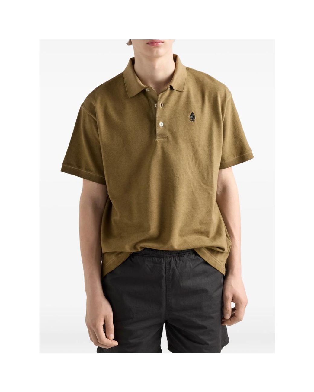 Prada Green Polo Shirts for men