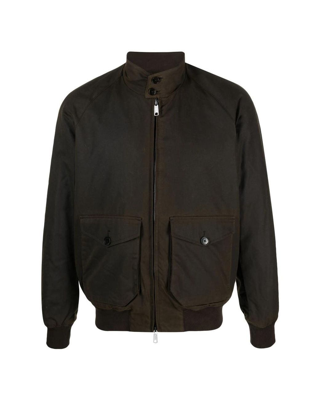 Baracuta Black Waxed-Cotton Jacket for men