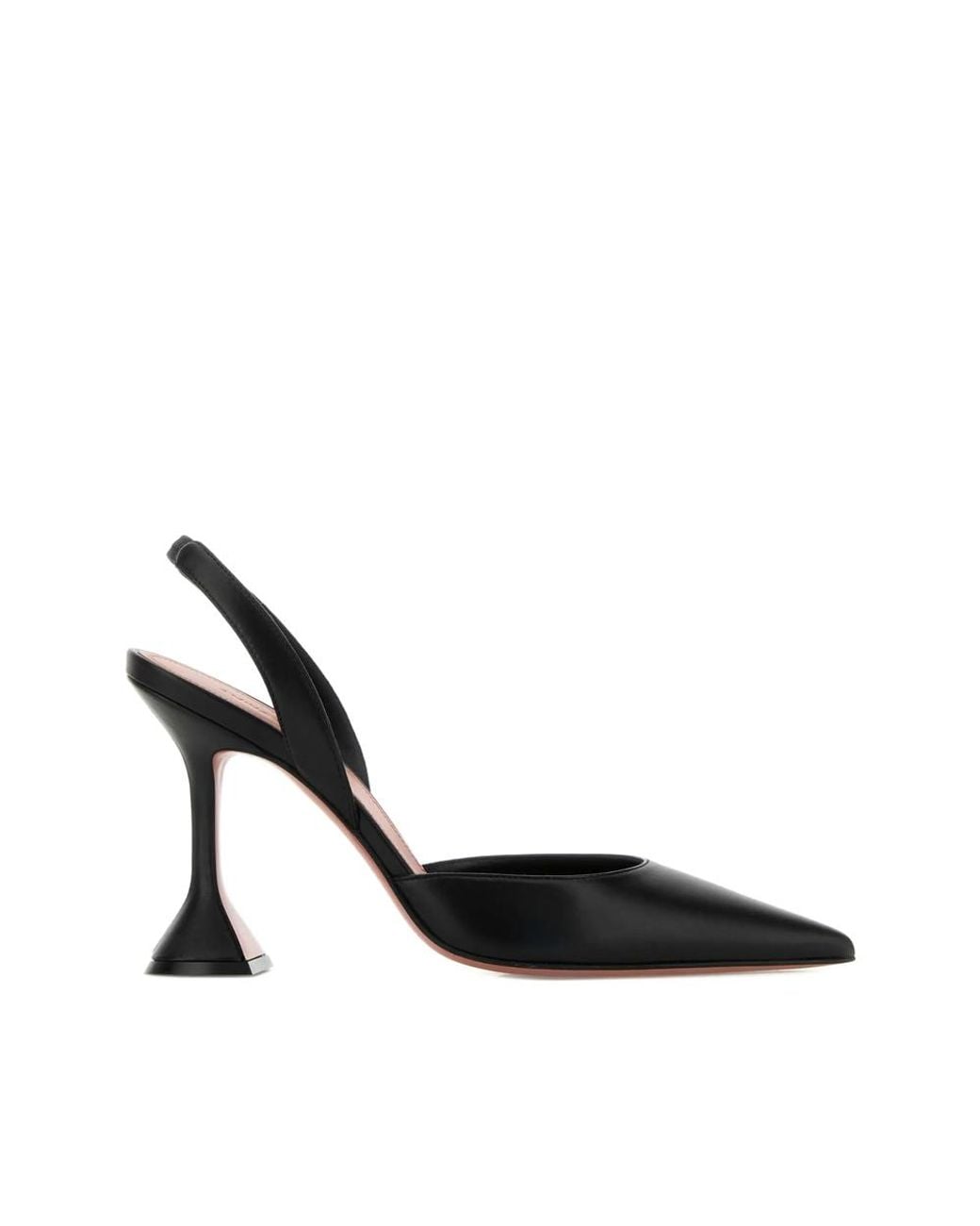 AMINA MUADDI Black 95Mm Holli Sling Leather Pumps