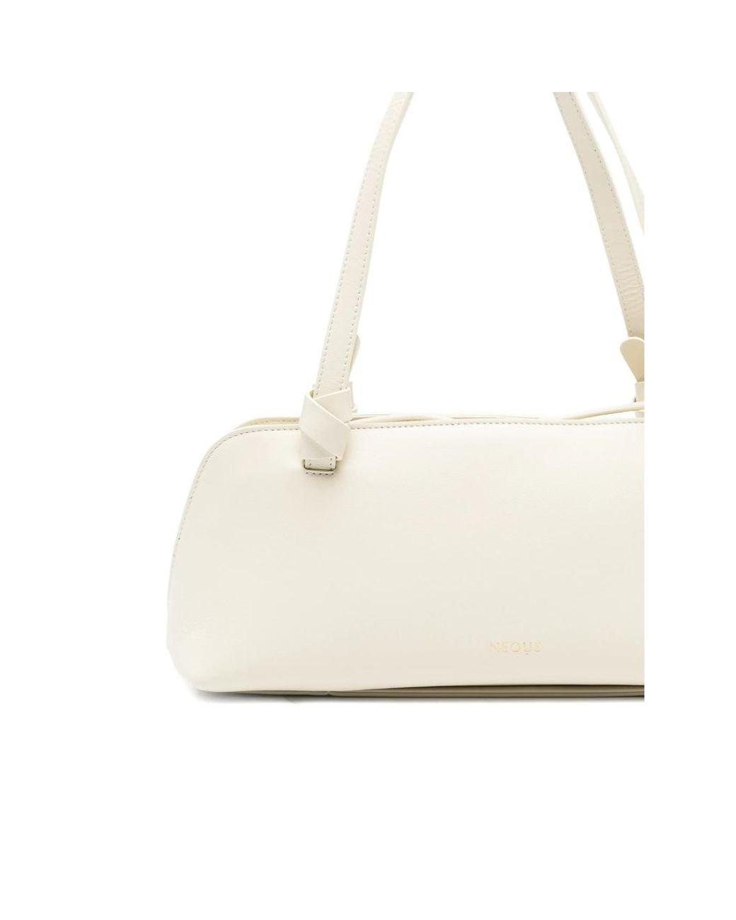 Neous White Tote Bag Aries East Calf Leather