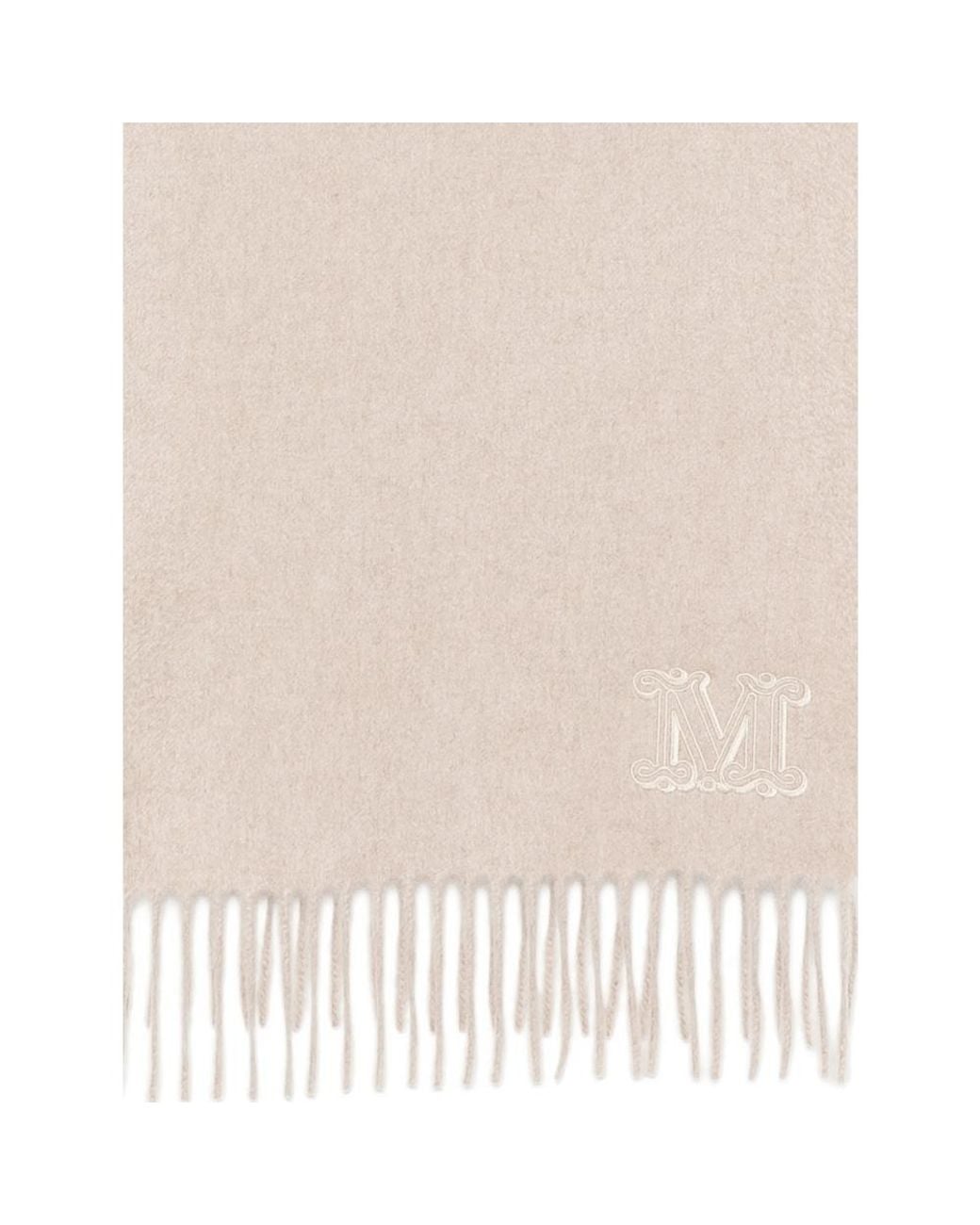 Max Mara White Winter Scarves