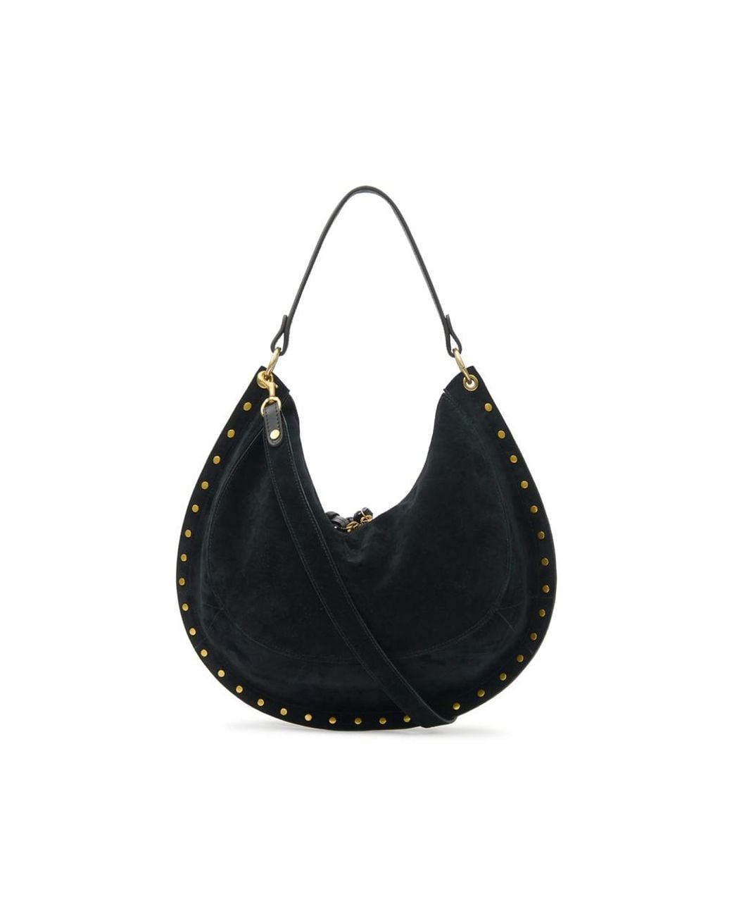 Isabel Marant Black Large Oskan Soft Suede Bag