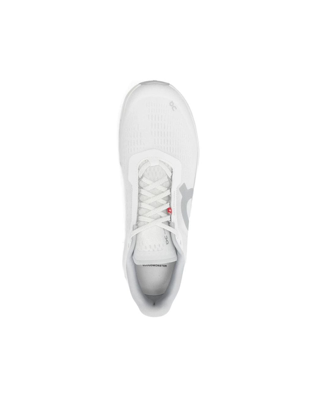 On Shoes White Cloudmster 1 Mesh Sneakers for men