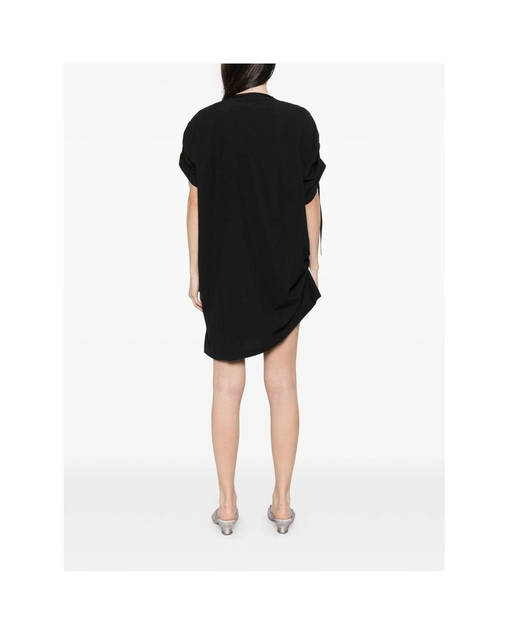 Y-3 Black Stripe Sleeve Dress