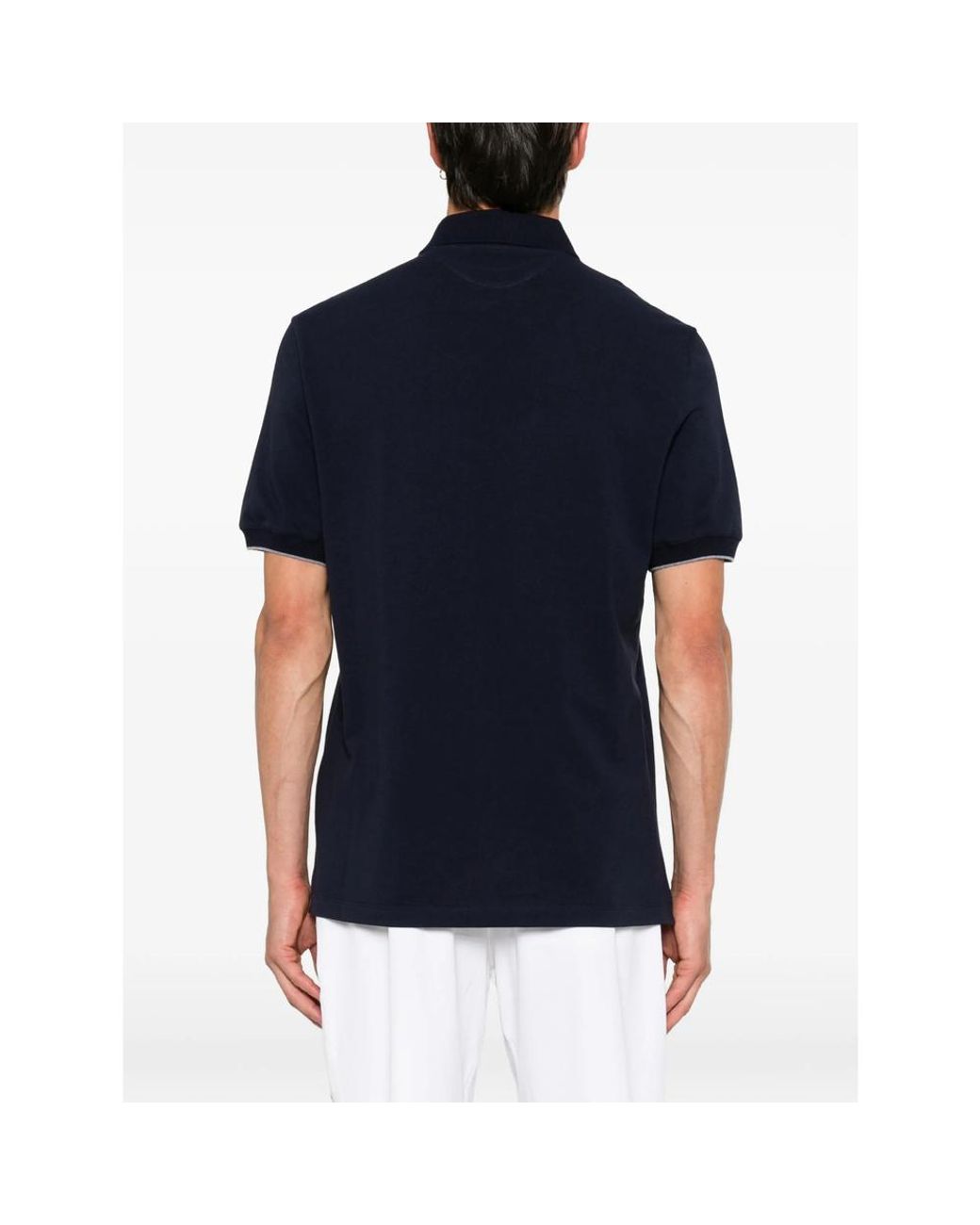 Brunello Cucinelli Blue Polo Shirts for men