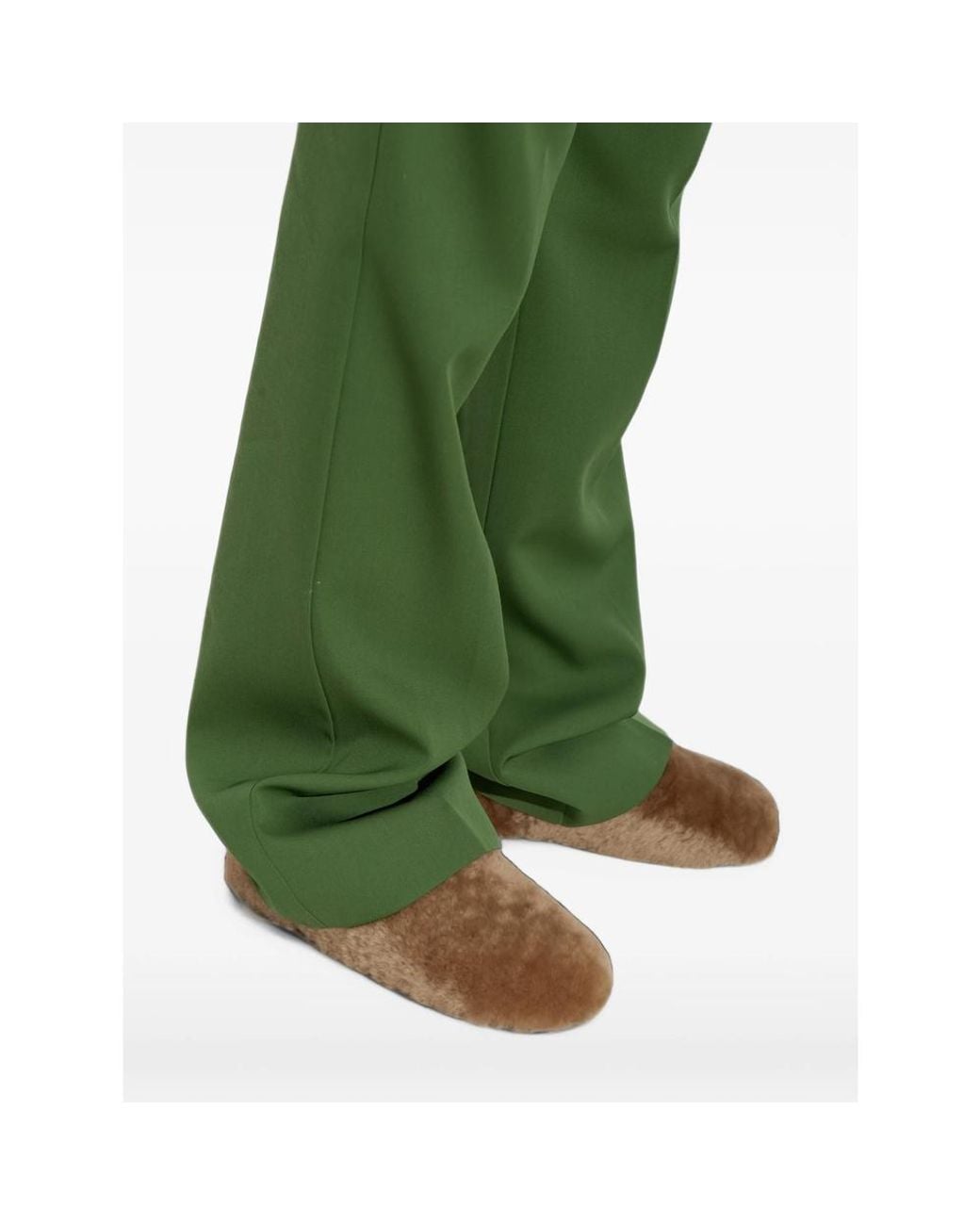 Ugg Brown Elea Fluffed Slip-Ons