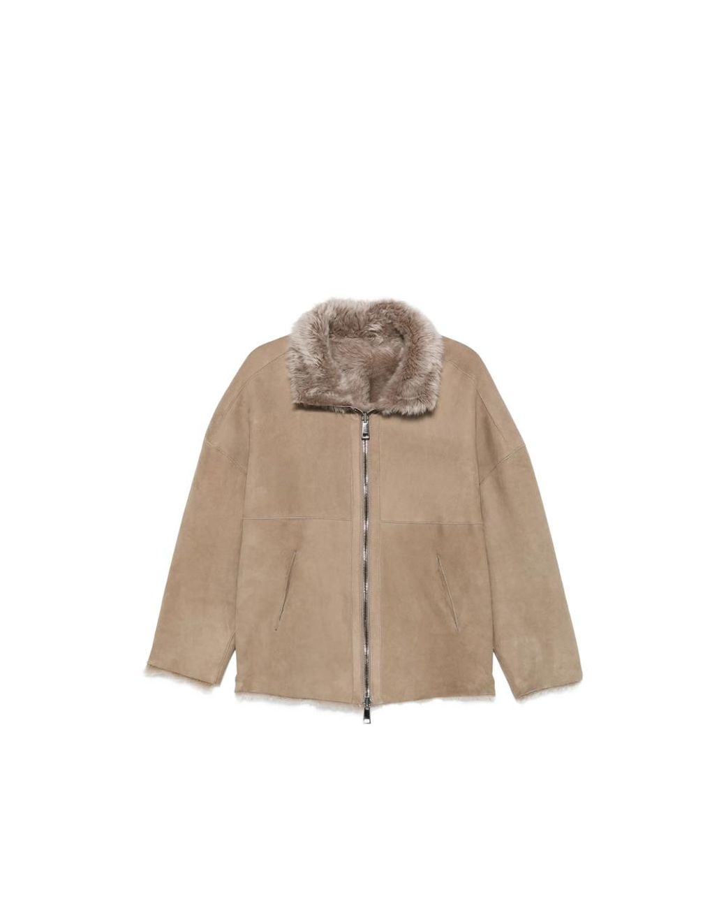 Giorgio Brato Brown Zip-Up Jacket