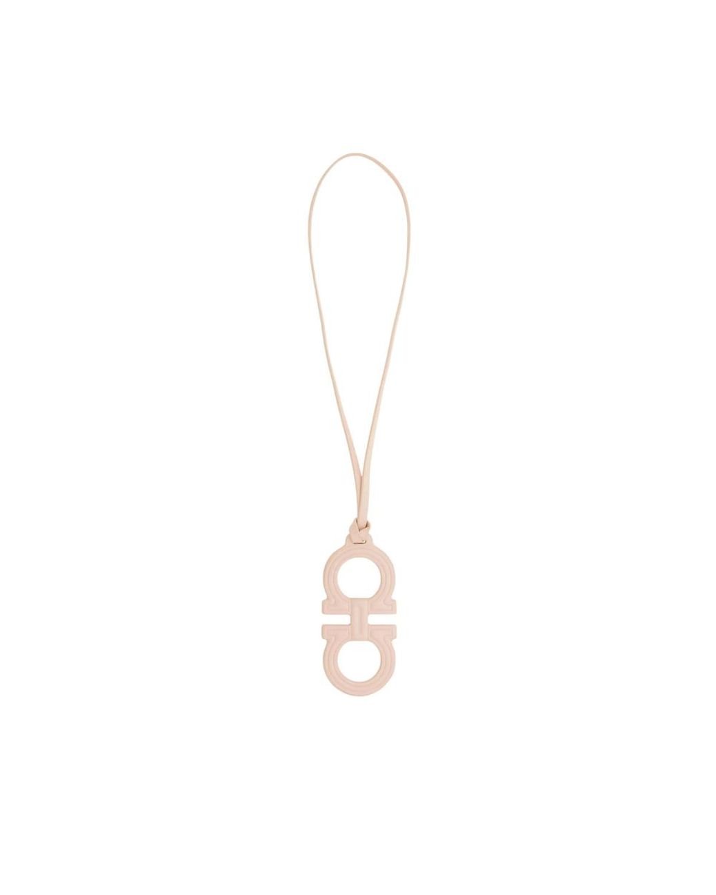 Ferragamo Metallic Double Gancini Charm