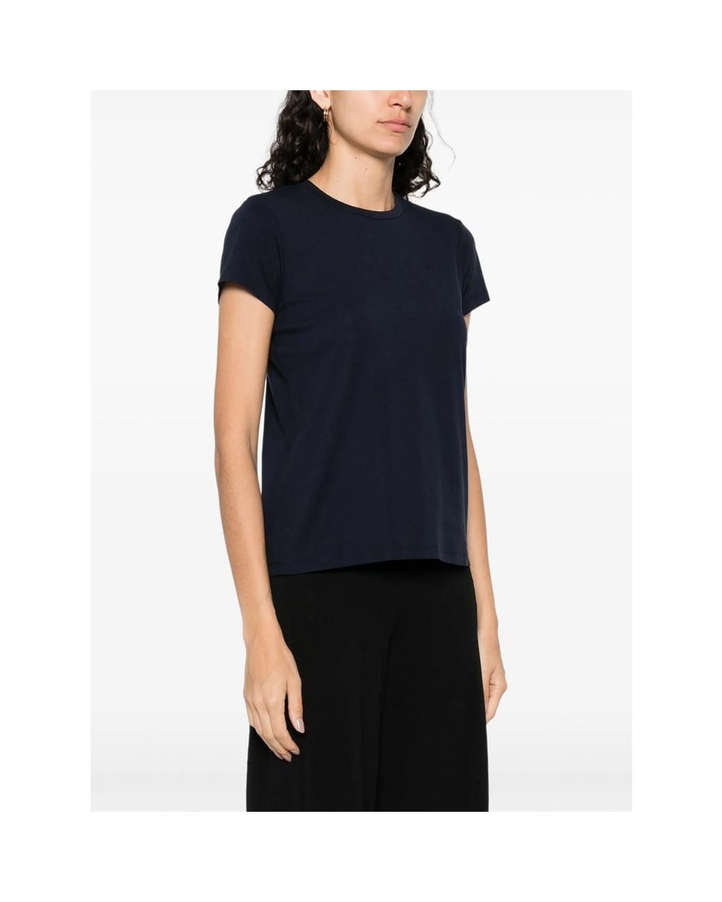 CAMICERIA MAZZARELLI Blue Short-Sleeve T-Shirt