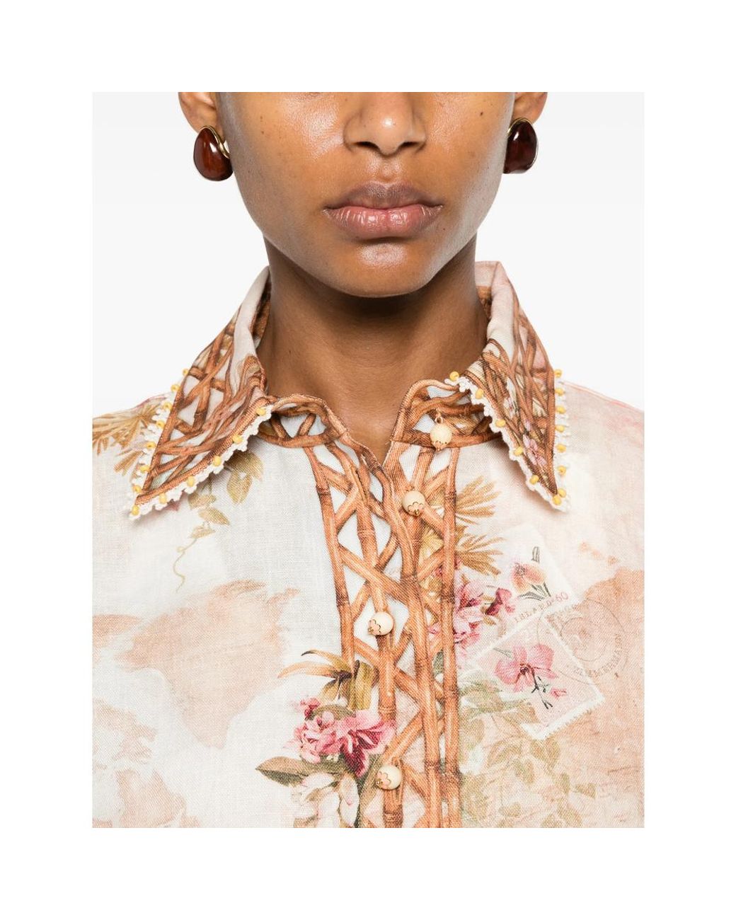 Zimmermann Pink Neutrals Tops