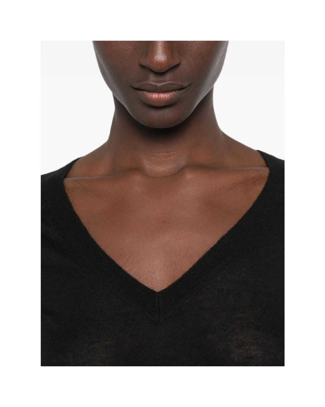 Joseph Black Cetus V-Neck Top