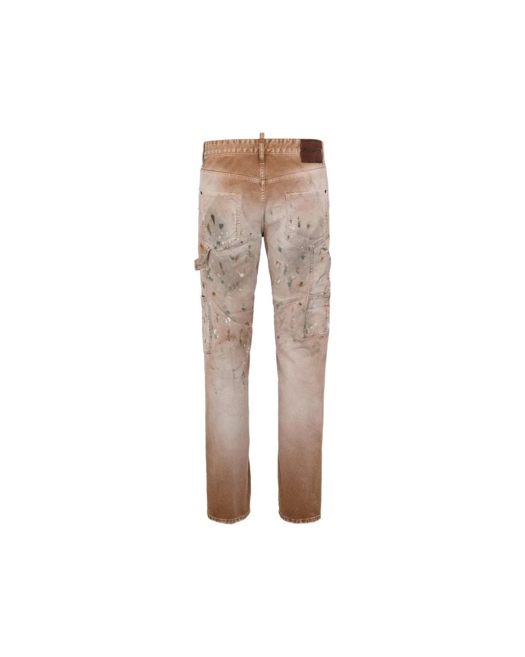 DSquared² Natural Mushroom Field Teddy Carpenter Jeans for men