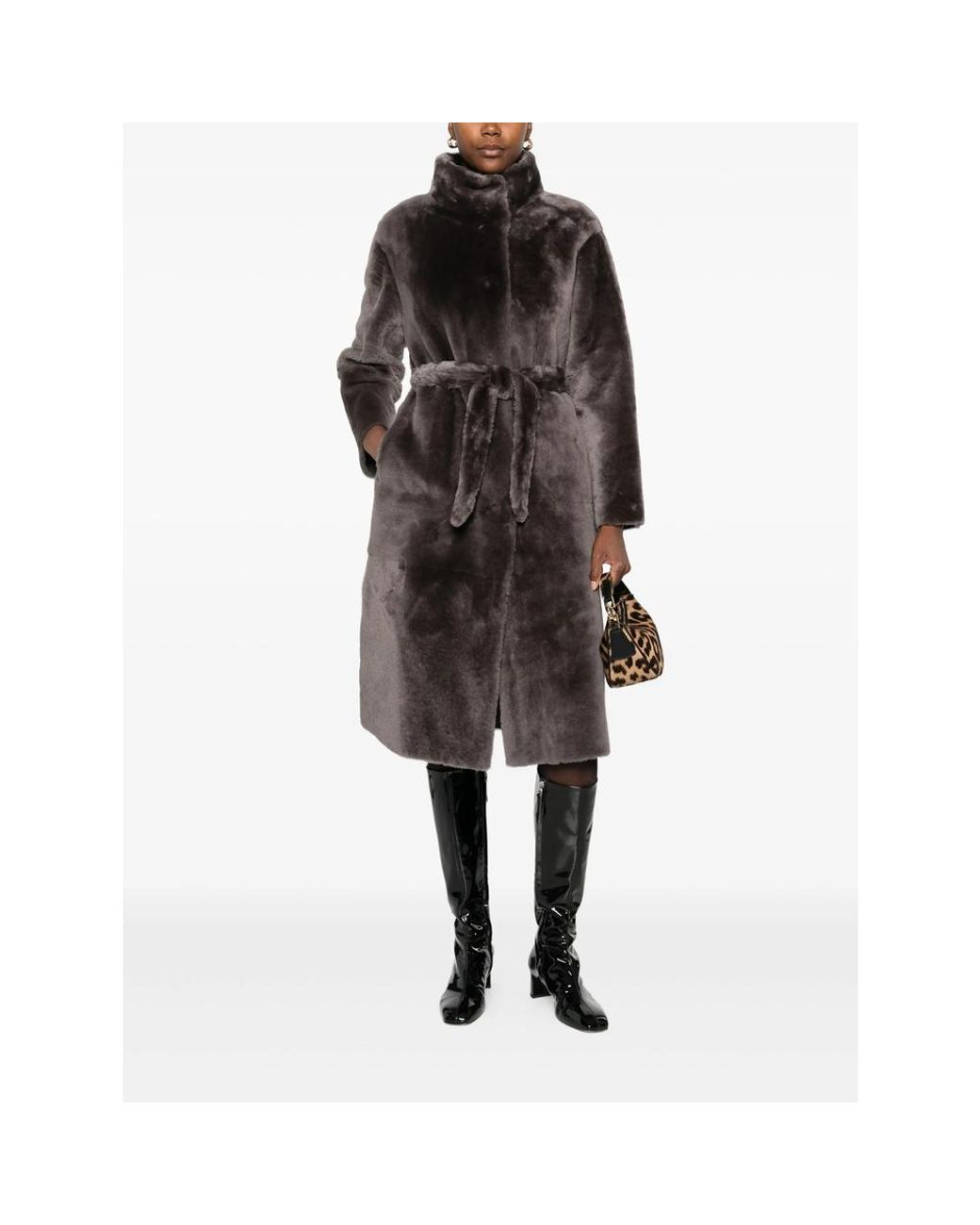 Suprema Black Reversible Coat
