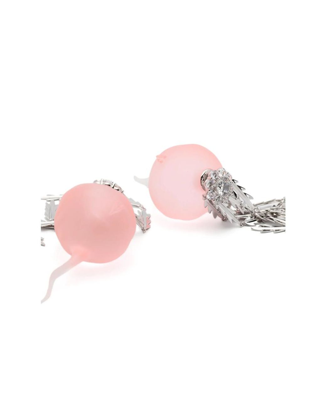 YVMIN Pink Floral Drop Earrings