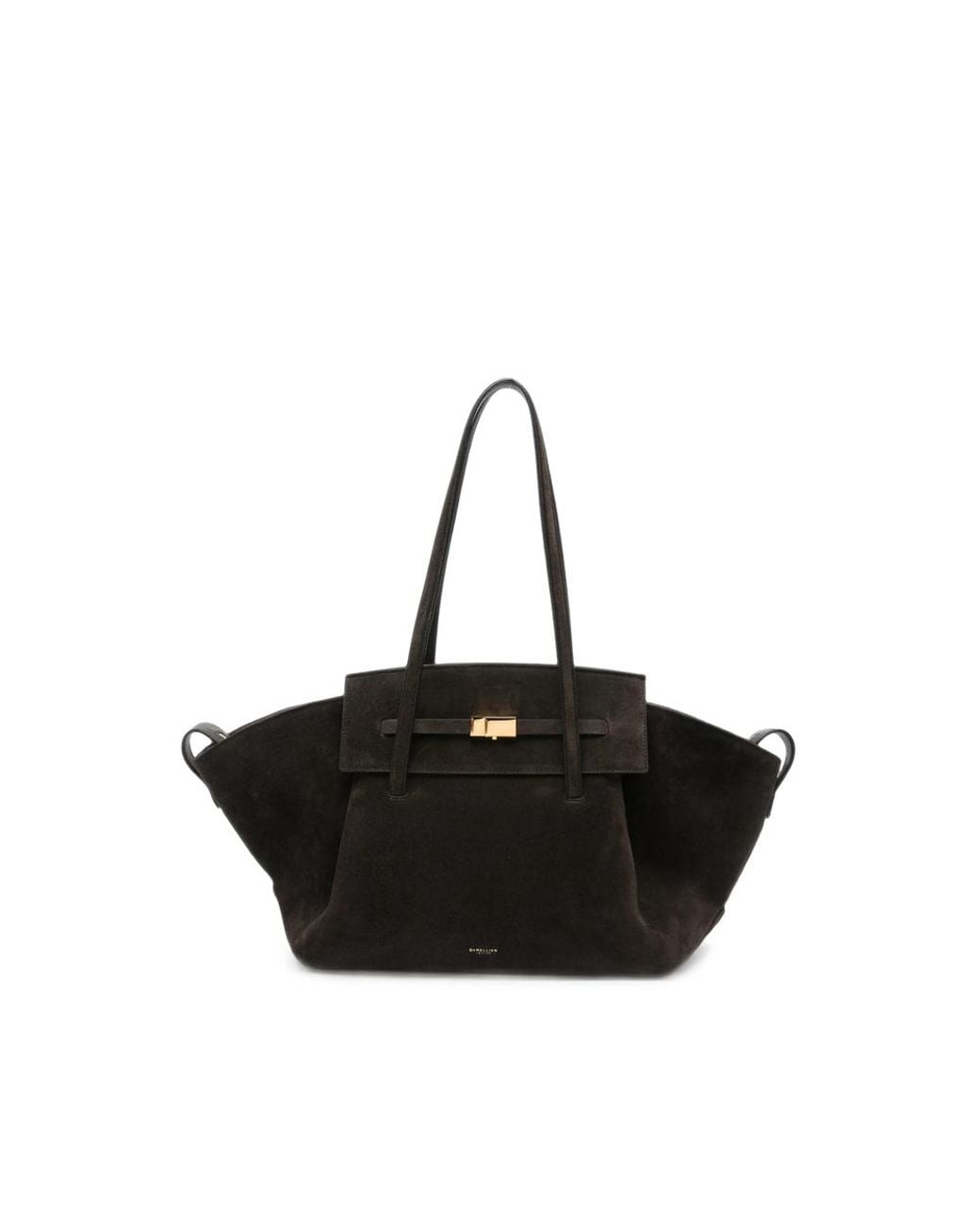 DeMellier London Black Brooklyn Suede Tote Bag