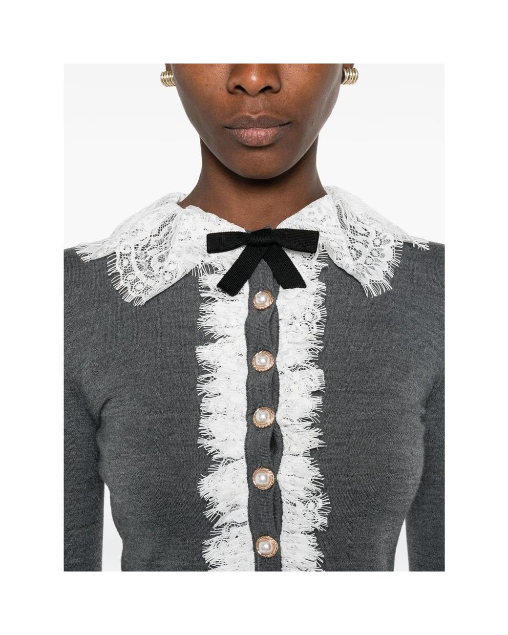 Self-Portrait Gray Sweater