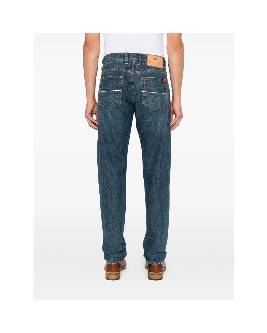 Tramarossa Blue Dante Faded Jeans for men
