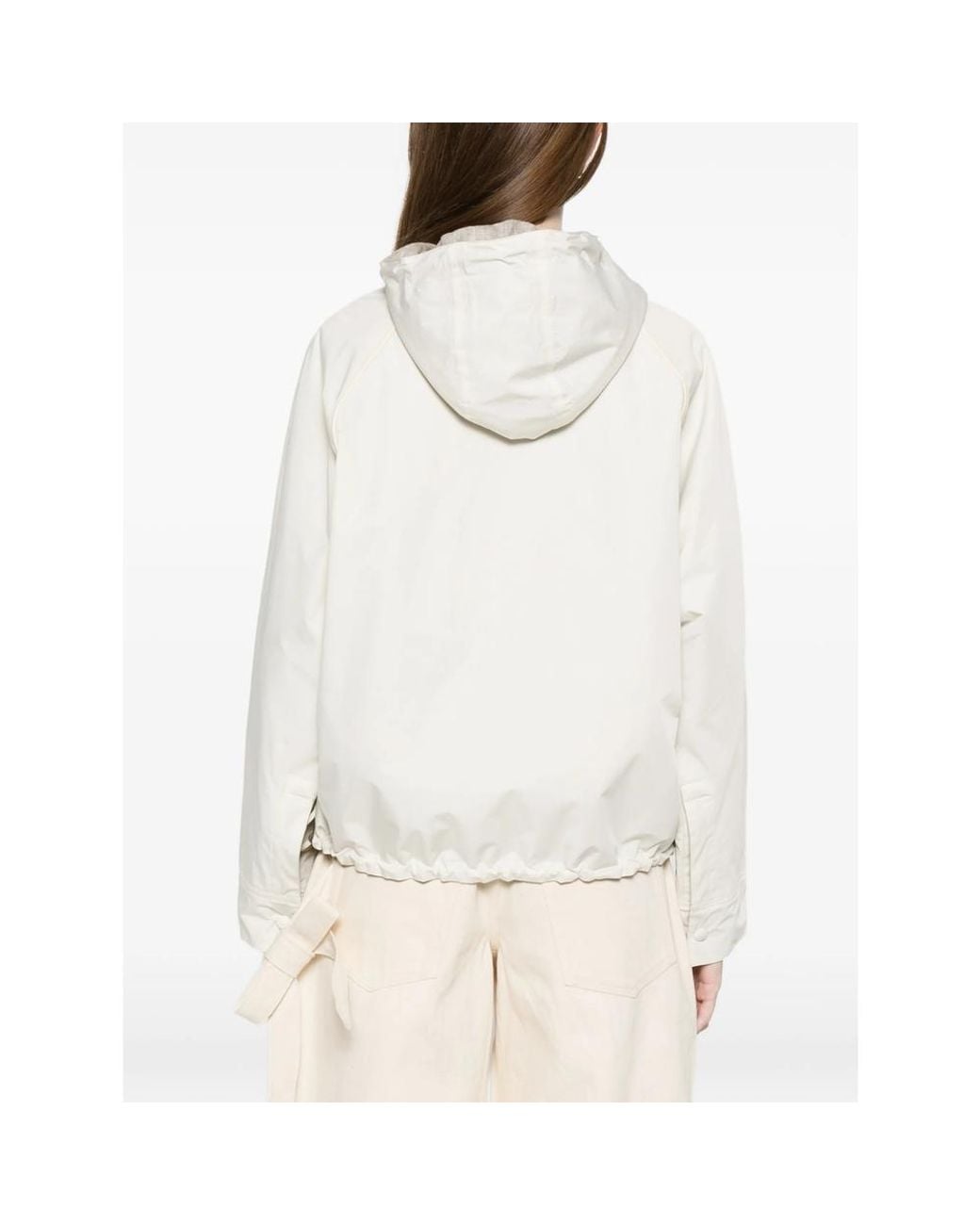 Yves Salomon White Neutrals Jackets
